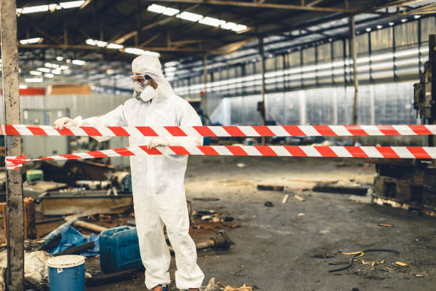 Professional Odor Removal technician working in Eden, WI